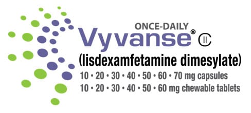 Vyvanse® (lisdexamfetamine dimesylate) logo.