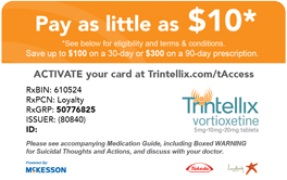 TRINTELLIX (vortioxetine) Savings Card